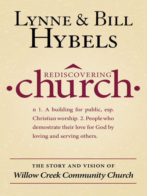 Title details for Rediscovering Church by Lynne Hybels - Available